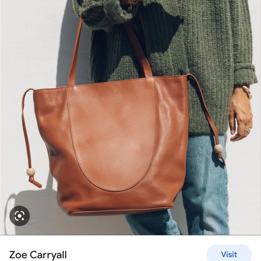 Soludos New bag with tags on gorgeous leather brown carryall. Perfect for fall